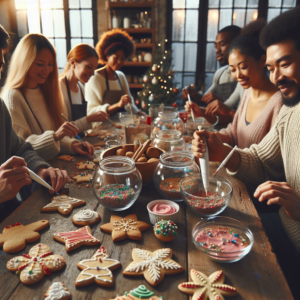 Festive Holiday Cookie Decorating