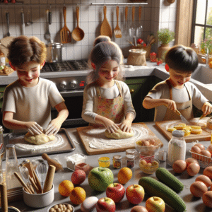Creative ways to involve children in the kitchen