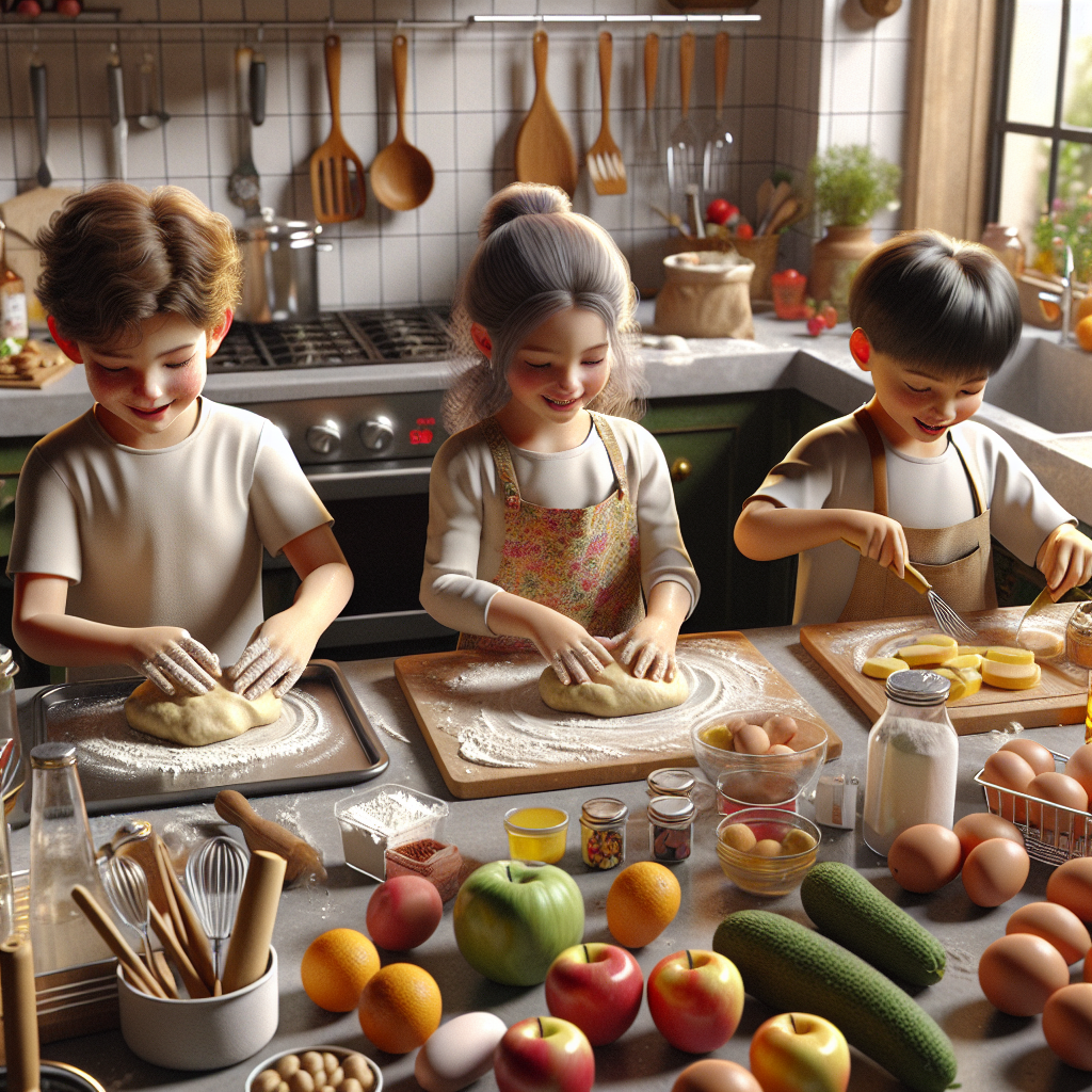 Creative ways to involve children in the kitchen