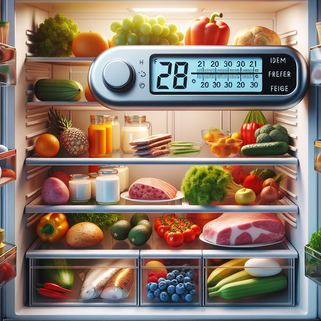 Examining the ideal temperature range for food storage