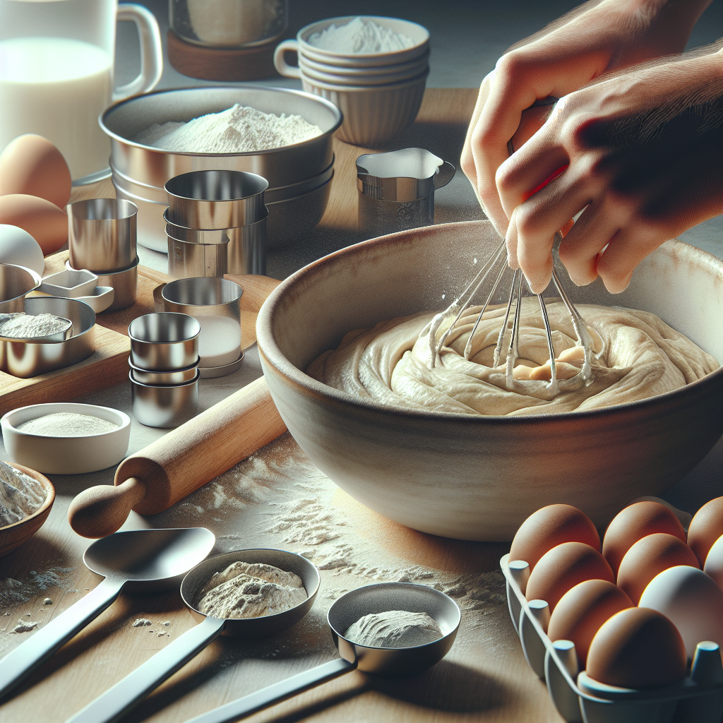 The importance of proper mixing for even texture and rise