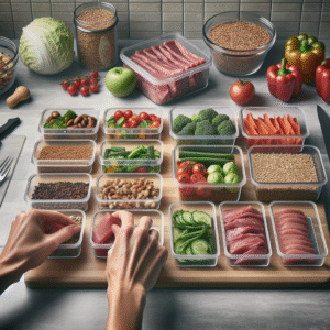 Practice proper portion control and store leftovers in individual containers for easy grab-and-go meals