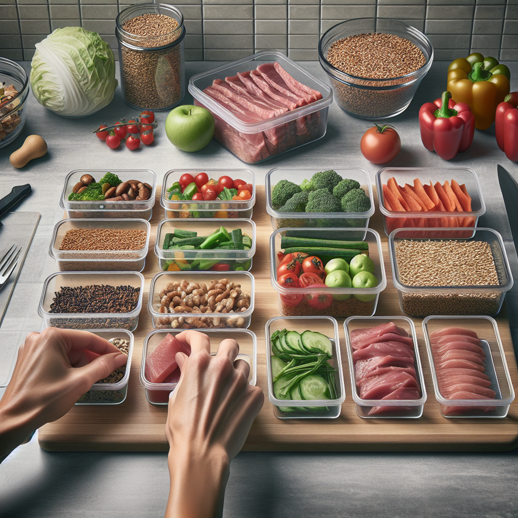 Practice proper portion control and store leftovers in individual containers for easy grab-and-go meals