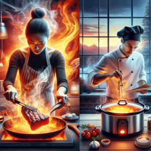 Cooking Techniques: Searing vs. Slow Cooking at Different Temperatures