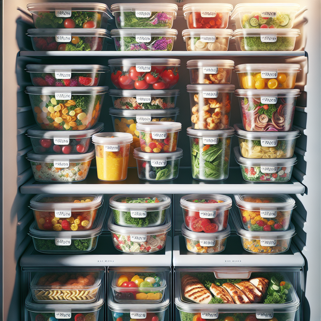 Don't forget to label your meals with the date they were prepared